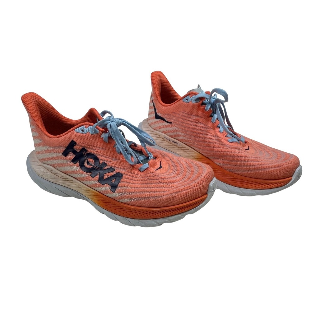 Hoka Mach 5 Women 10.5 Shoes Camellia Peach‎ Parfait Standing Walking Work Shoes